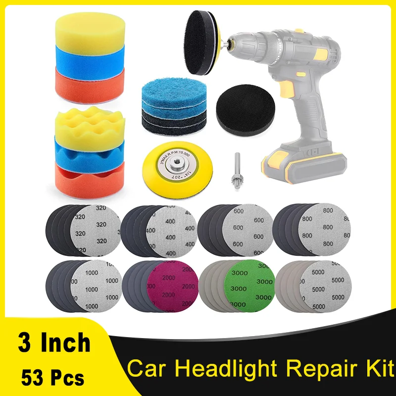 3 Inch Car Headlight Repair Ki - đánh giá và giá Beeswax Wrap