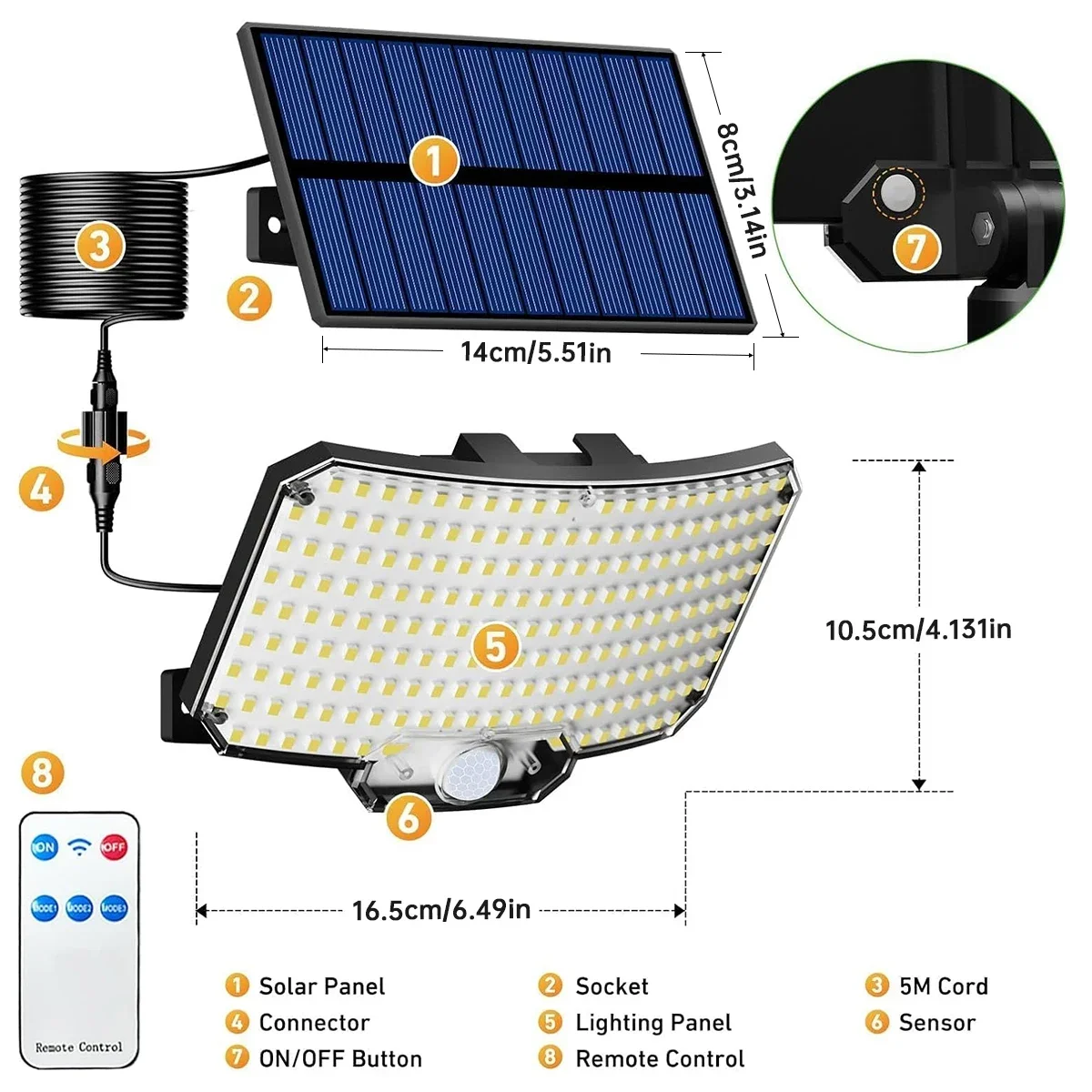 234LED Solar Outdoor Lights Mo - đánh giá và giá Solar Garden Light