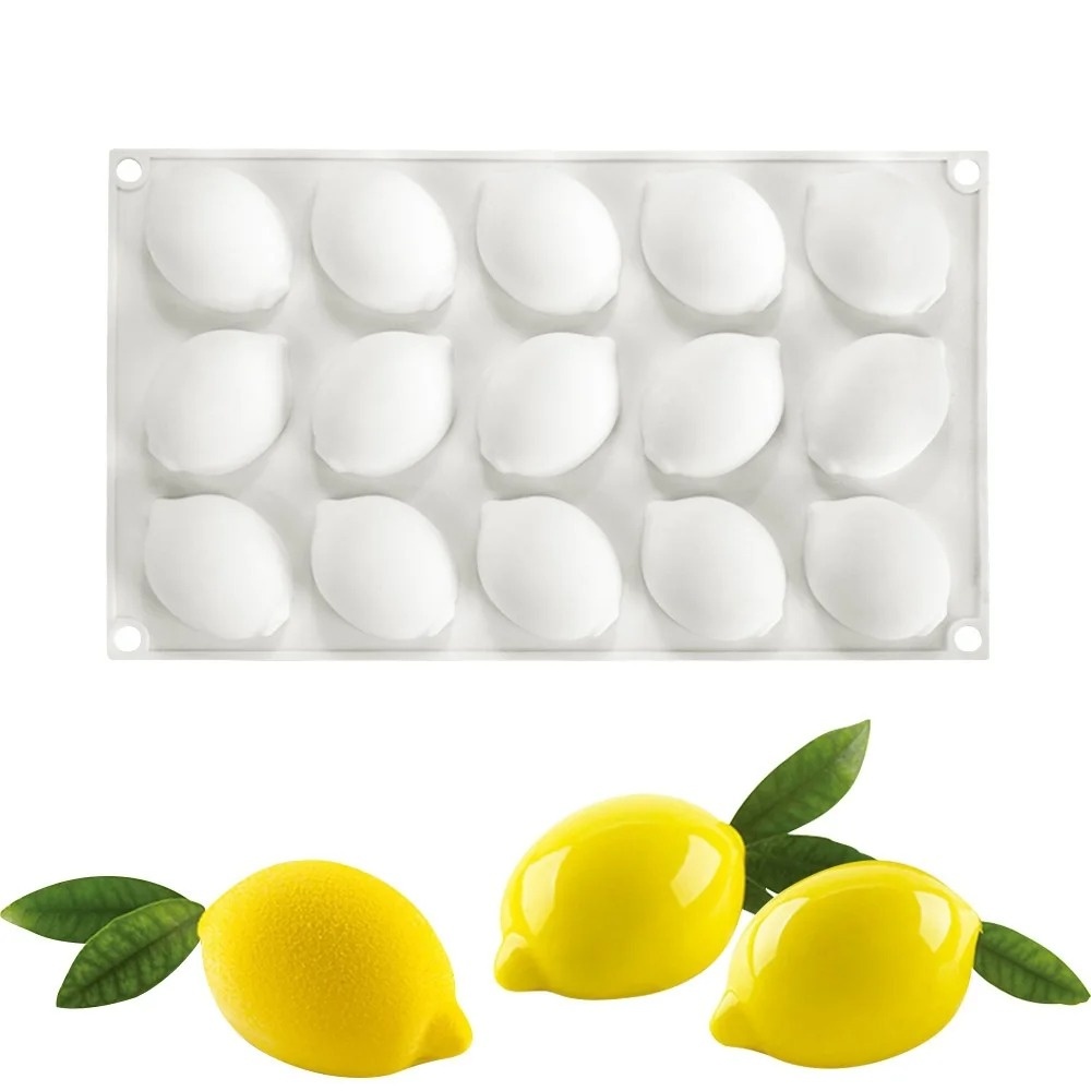 15 Cavity Lemon Food Silicone  - đánh giá và giá Eco Soap