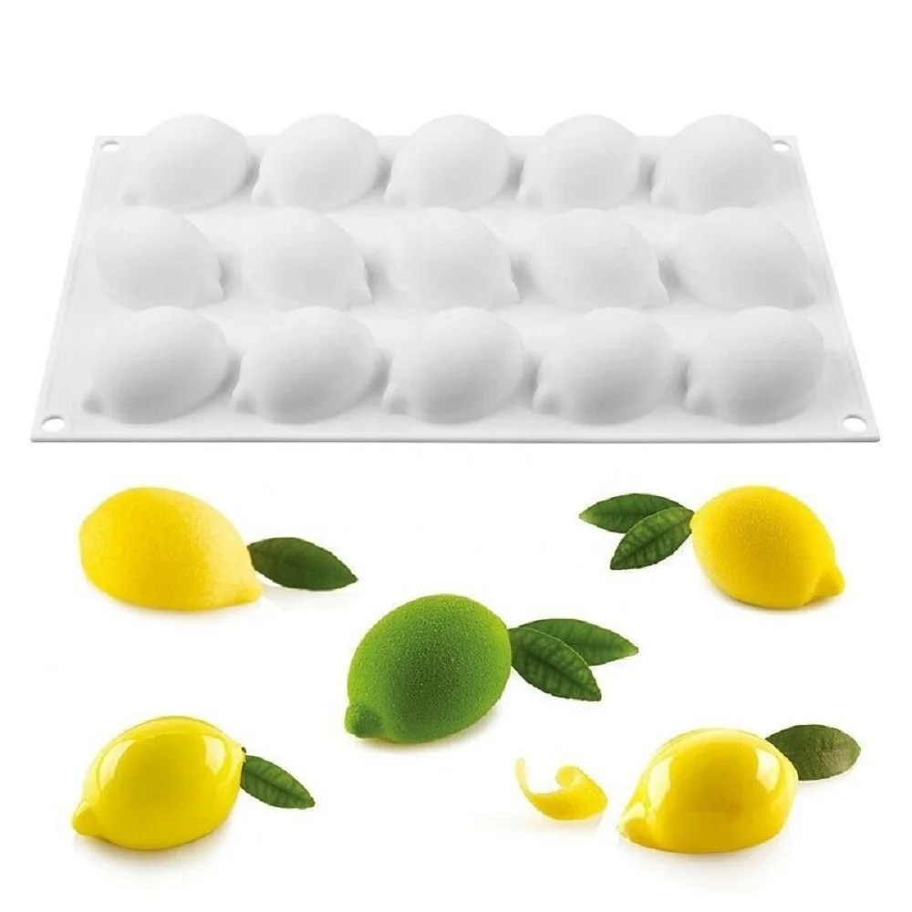 15 Cavity Lemon Food Silicone  - đánh giá và giá Eco Soap