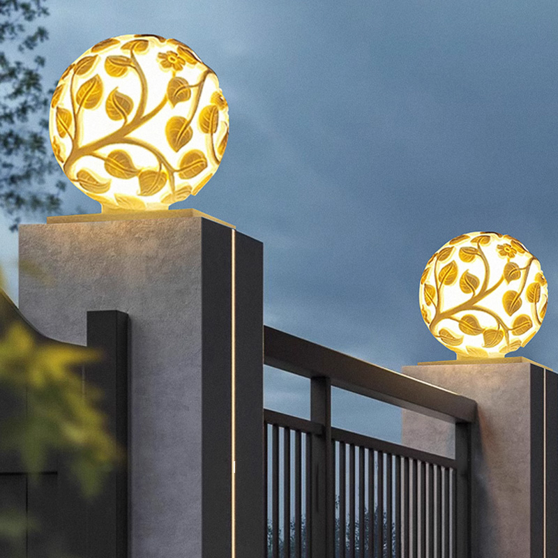 Outdoor column lights solar LE - đánh giá và giá Solar Garden Light