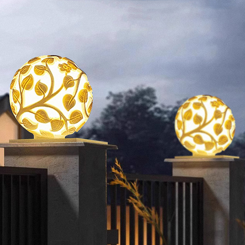 Outdoor column lights solar LE - đánh giá và giá Solar Garden Light