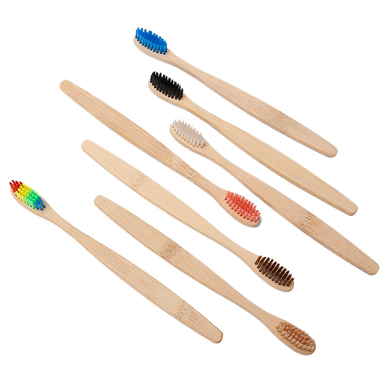 5/10/20/30Pcs Colorful Bamboo  - đánh giá và giá Bamboo Toothbrush