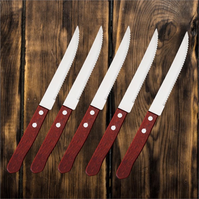 1-20 Pcs Stainless Steel Steak - đánh giá và giá Bamboo Cutlery