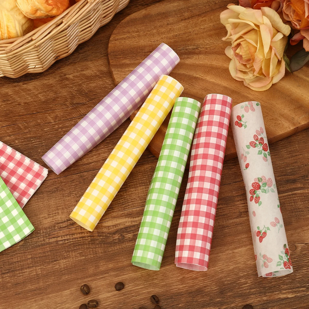 50Pcs Oilproof Wrapping Paper  - đánh giá và giá Beeswax Wrap