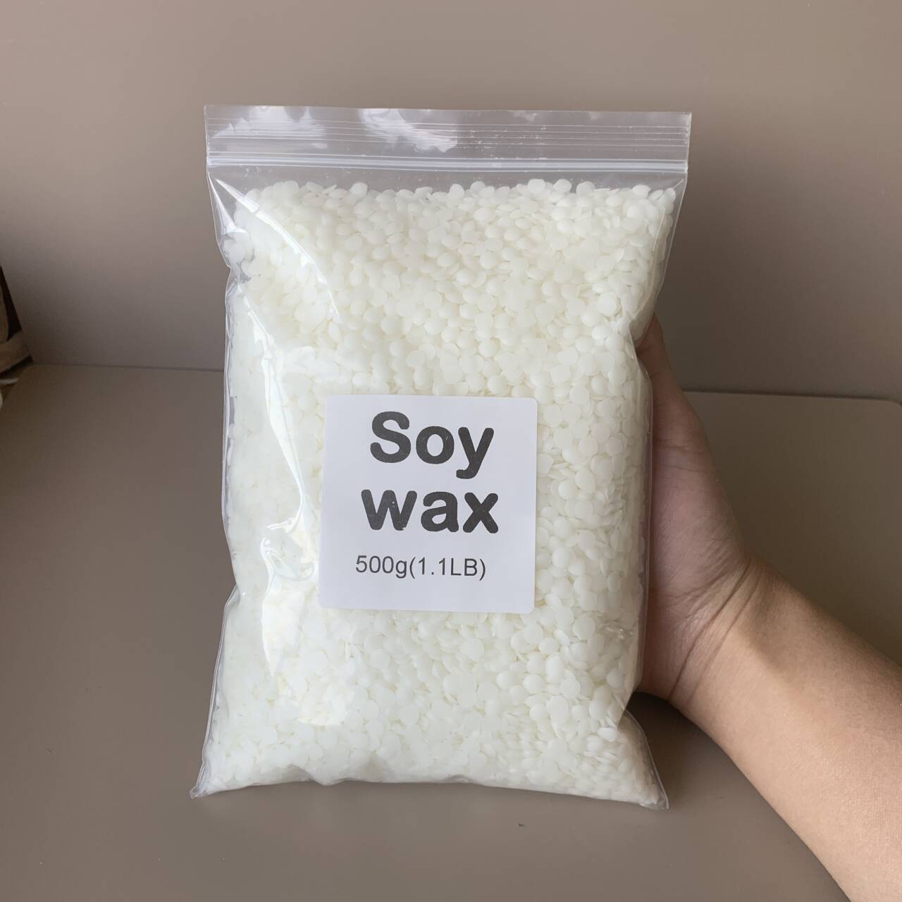 50g-1000g 100% Natural Soy Wax - đánh giá và giá Beeswax Wrap