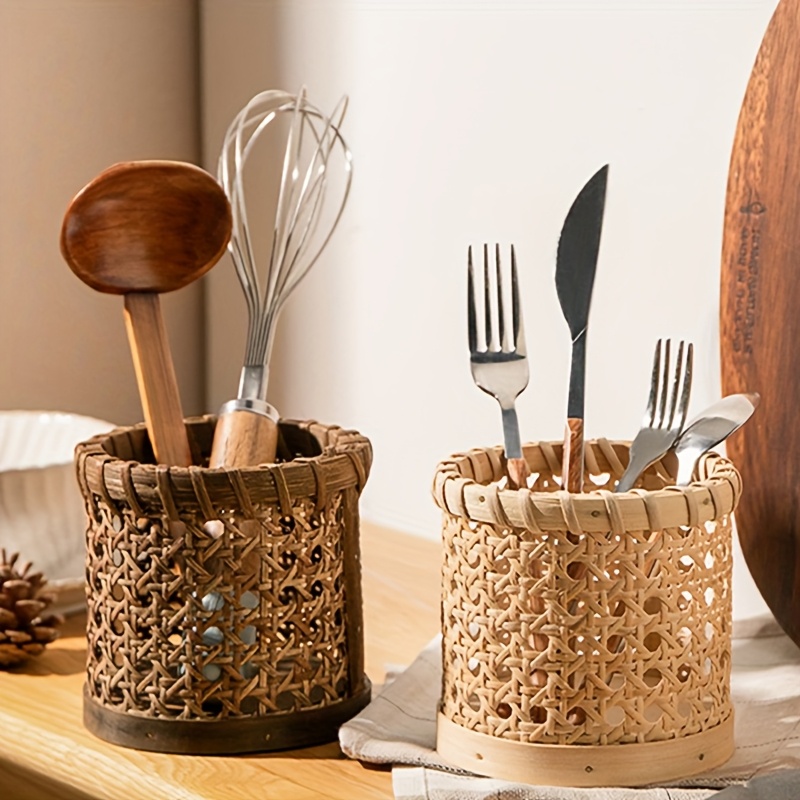 1pc Cutlery Stand - Multifunct - đánh giá và giá Bamboo Cutlery