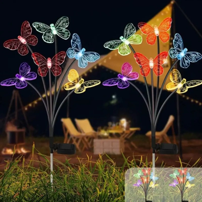 Solar Powered Butterfly Lights - đánh giá và giá Solar Garden Light