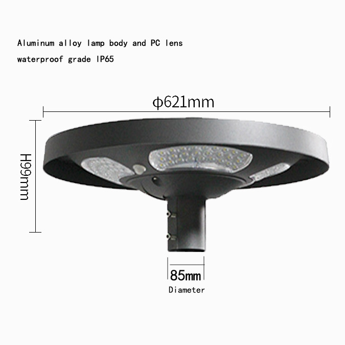 Waterproof IP65 UFO Solar LED  - đánh giá và giá Solar Garden Light