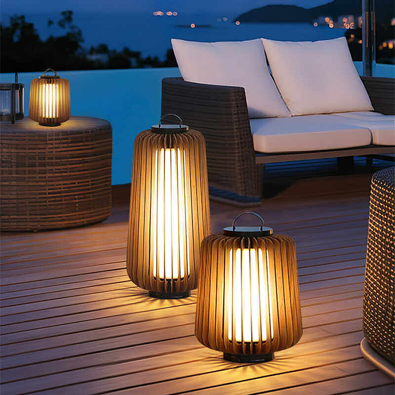Luminous floor lamp courtyard  - đánh giá và giá Solar Garden Light
