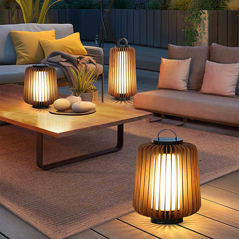 Luminous floor lamp courtyard  - đánh giá và giá Solar Garden Light