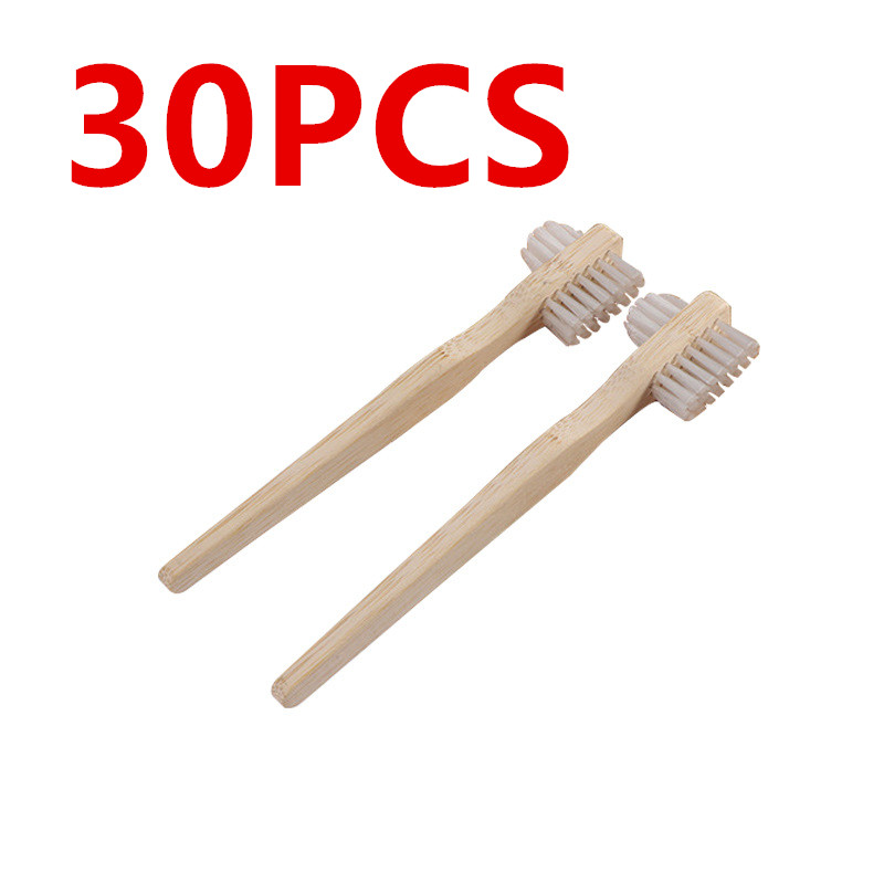 30pcs Bamboo Handle Denture Br - đánh giá và giá Bamboo Toothbrush