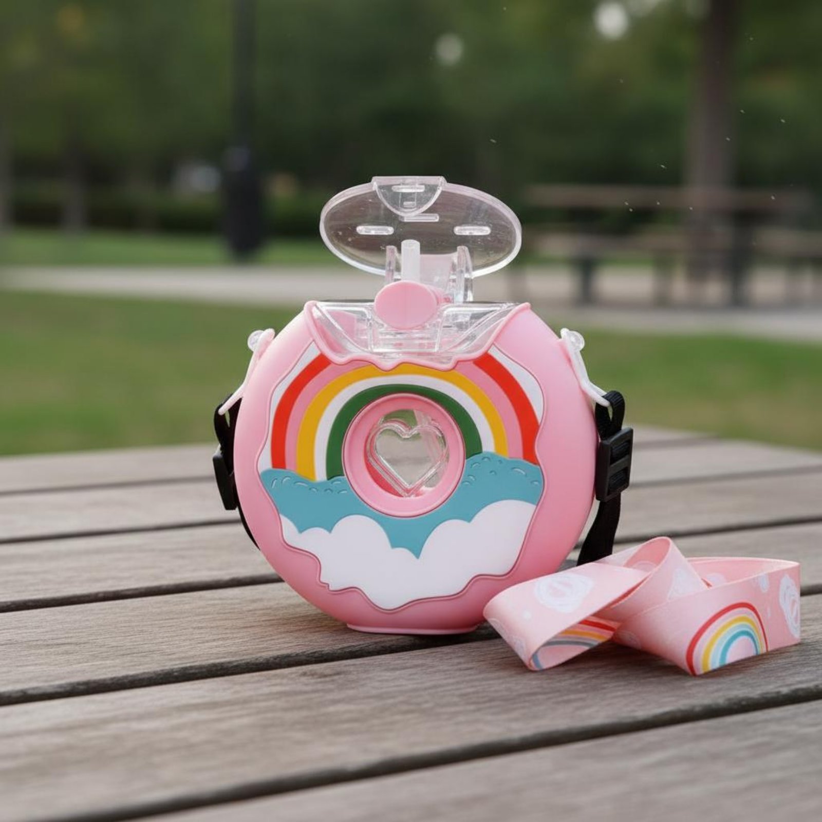 Donut Water Bottle Leak-Resist - đánh giá và giá Reusable Straw